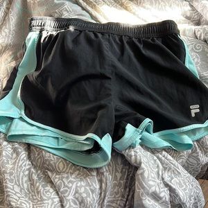 Athletic shorts with built in spandex